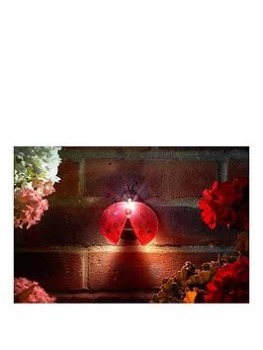 Image of Smart Solar Ladybird LED Wall Hanging Lights (4 Pack)