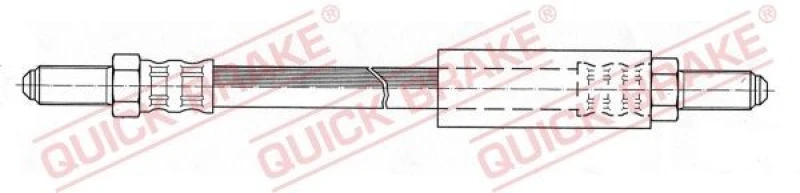 Image of QUICK BRAKE Brake hose QUICK BRAKE 42.304