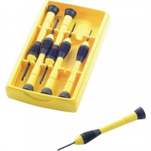 image of Stanley 6 Piece Instrument Screwdriver Set