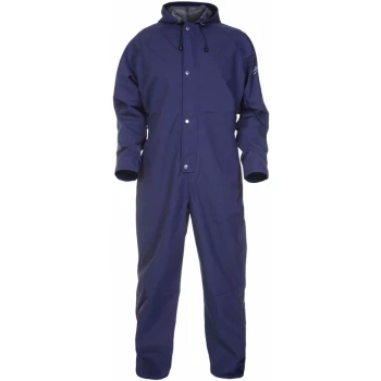 image of URK SNS WATERPROOF COVERALL NAVY XXL - Navy Blue - Hydrowear