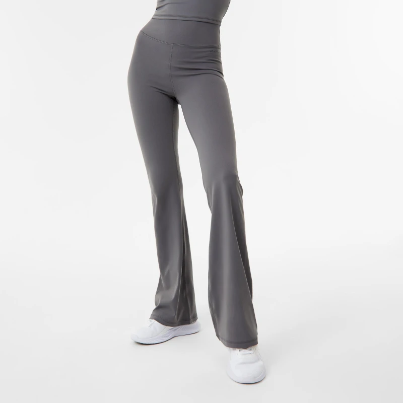 Image of USA Pro Sophie Habboo High Rise Flare Legging - Grey Grey 10