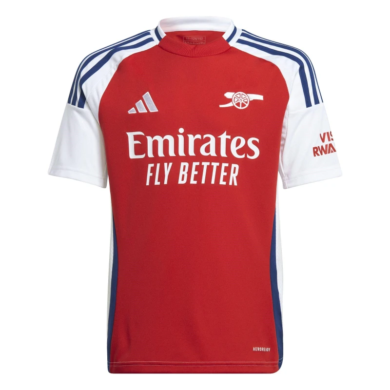 Image of adidas Arsenal Home Shirt 2024 2025 Juniors Domestic Replica Shirts 9-10 Years Red 36825808195