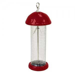Image of Kingfisher Glazed Ceramic Nut Feeder