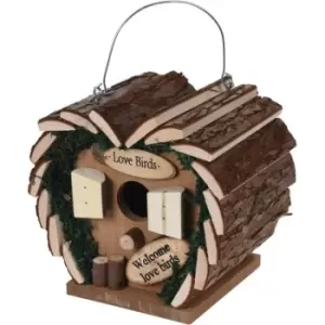 Image of Pro-Gardens Love Birdhouse - Brown