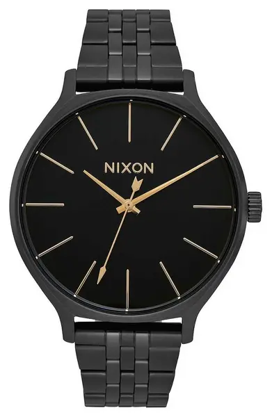 image of Nixon A1249-001-00 Clique All Black IP Steel Watch