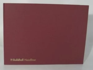 Image of Guildhall Headliner Account Book 298x406mm 6 Deb 20 Cred 80P