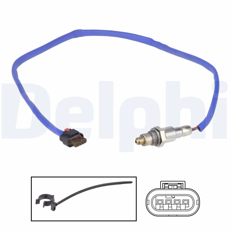 Image of DELPHI Lambda sensor DELPHI ES21381-12B1