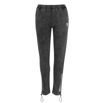 image of 11 Degrees Acid Wash Jogging Pants - Black Acid Wash