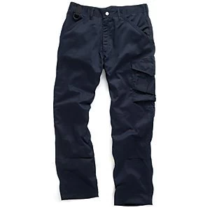 Image of Scruffs Work Trousers Navy - 32W 31L