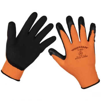 image of Worksafe 9140XL Foam Latex Gloves (X-Large) - Pair