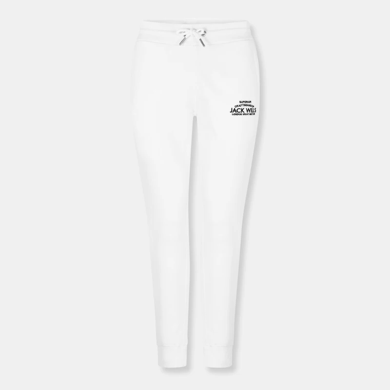Image of Jack Wills Hunston Joggers - White White 4