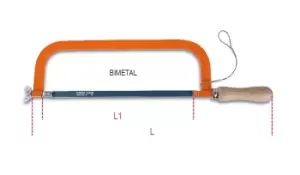 image of Beta Tools 1727HS H-Safe Tethered Hacksaw 300mm 017274001