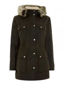 Image of Barbour Carribena wax jacket Olive