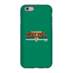 image of Nintendo The Legend Of Zelda Retro Logo Phone Case - iPhone 6 - Tough Case - Gloss