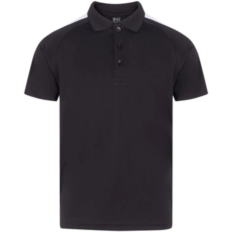Image of Finden & Hales RW11190 boys's Children's polo shirt in Black