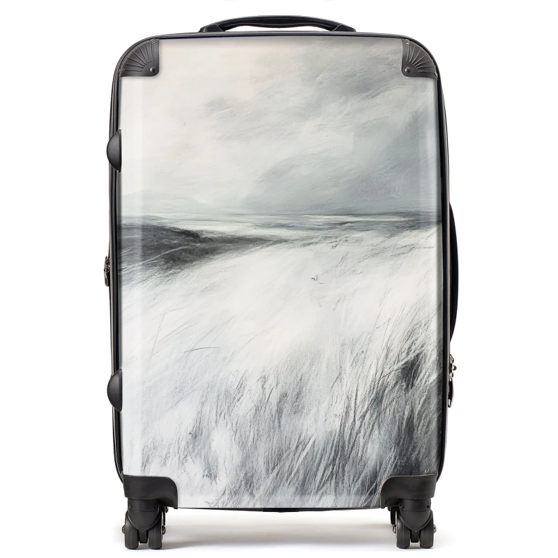 Image of Designer Luggage Isla Quinn: 00023 Suitcase in Grey Size: Large Grey Unisex Large