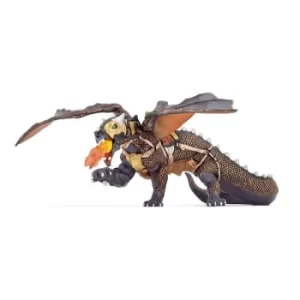 Image of PAPO Fantasy World Dragon of Darkness Toy Figure, Three Years or Above, Multi-colour (38958)