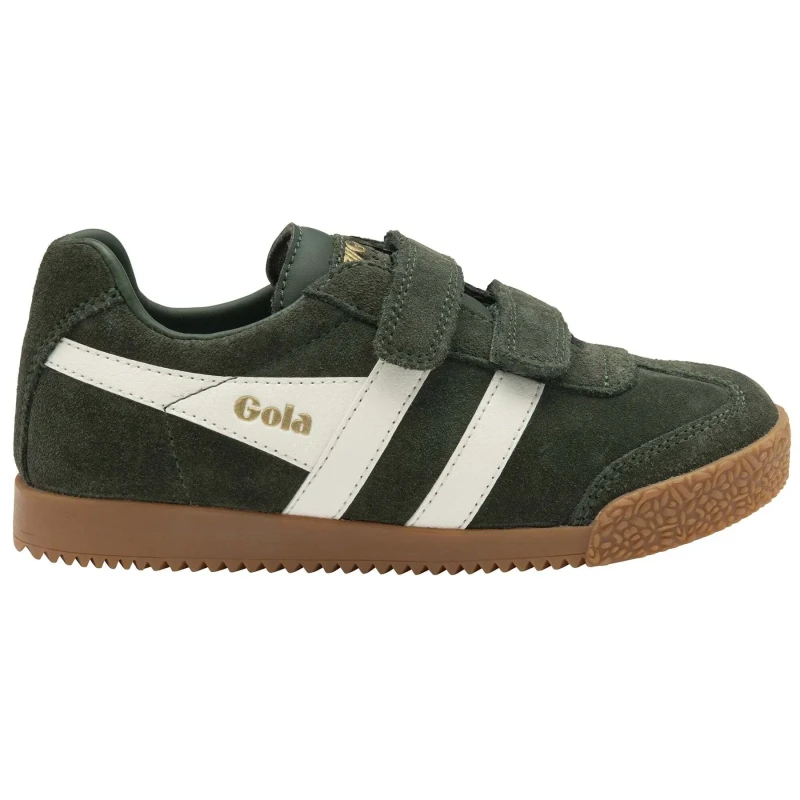 Image of Gola Children's Trainers Gola Harrier Strap Vert Unisex 26