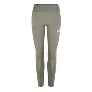 Puma Embroidered Logo Leggings Womens - Green