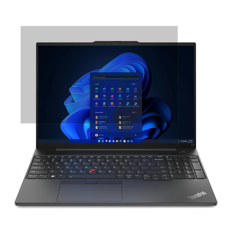 Image of Lenovo 4XJ1U03939 display privacy filter 40.6cm (16") Laptop Fra