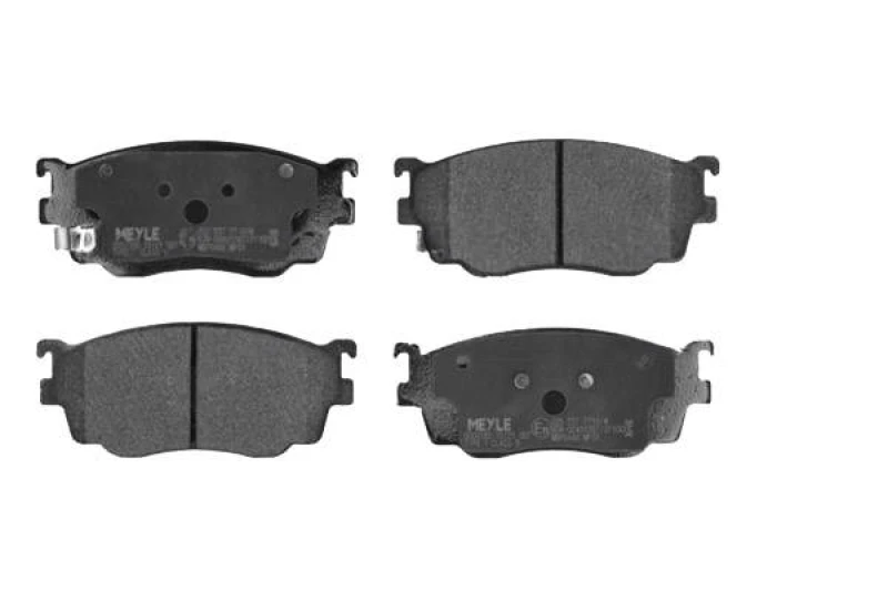 Image of MEYLE 025 237 7716/W Brake pad set Front Axle, with acoustic wear warning, Original Quality, with anti-squeak plate Brake Pad Set,disc brake (402)