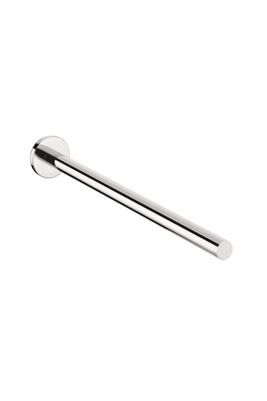Image of Cosmic Towel Round 'Rack' with Chrome Finish for Bathroom 41cm Grey