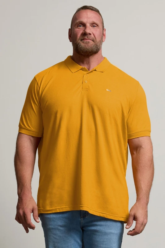 Image of BadRhino BadRhino Men Core Polo Shirt in Mustard Size: 2X-large Mustard XXL Male 5063111843916