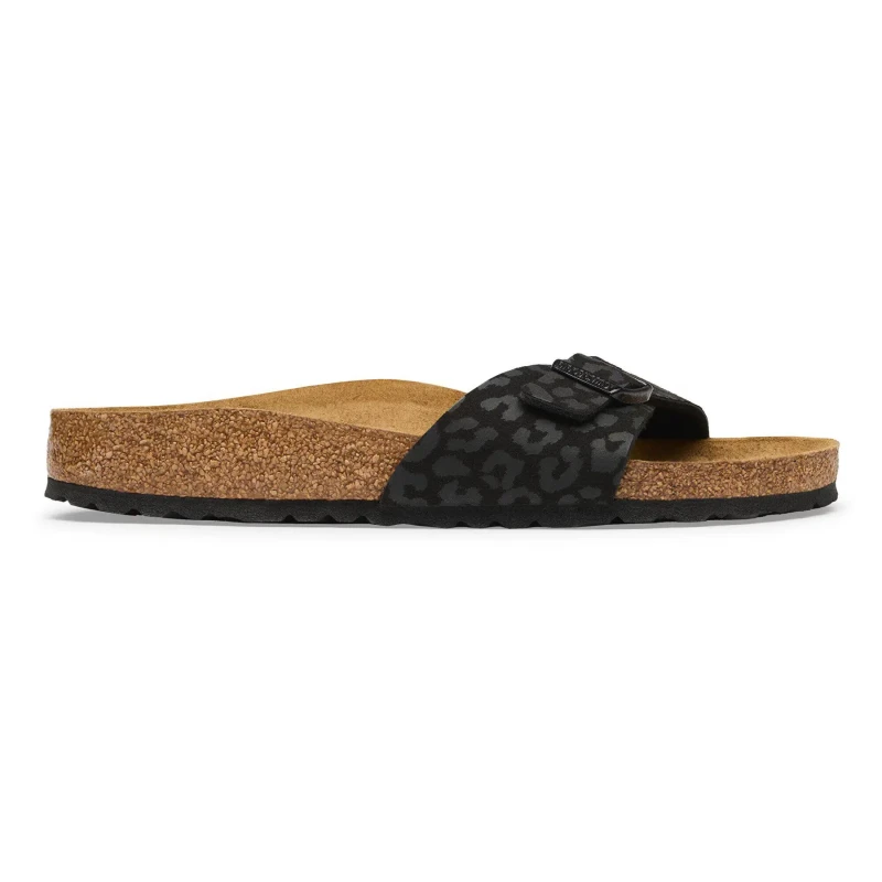 Image of Birkenstock Womens synthetic sandals Birkenstock Madrid Noir Female 38 Etroit