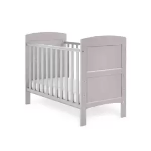 image of Obaby Grace Mini Cot Bed Warm Grey