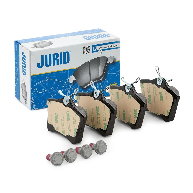 Image of JURID 573289J Brake pad set not prepared for wear warning indicator Brake Pad Set,disc brake (402)