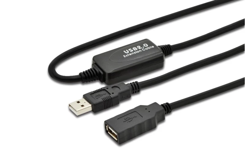 Image of Microconnect USB2.0AAF05A USB cable USB 2.0 5m USB A Black