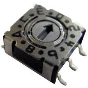 image of Hartmann P36S 101 Rotary Coding Switch Compact Design setting slotSMT 0.1 A