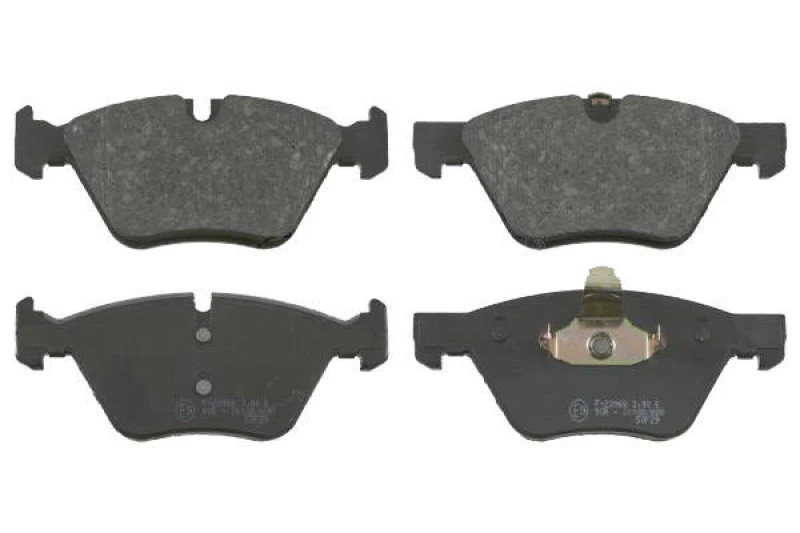 Image of SWAG 20 91 6503 Brake pad set Front Axle, prepared for wear warning indicator, with piston clip Brake Pad Set,disc brake (402)