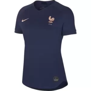 Image of Nike France Home Short Sleeve T-Shirt Womens - Blue