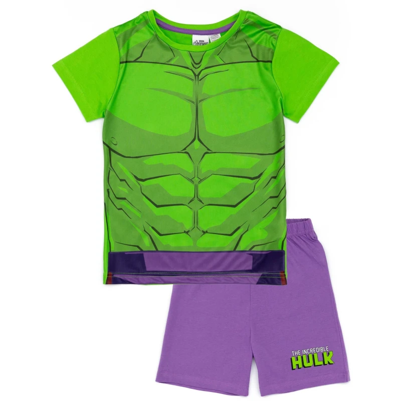 Image of Disney Short Sleeve Short Leg Pyjama Set Purple male