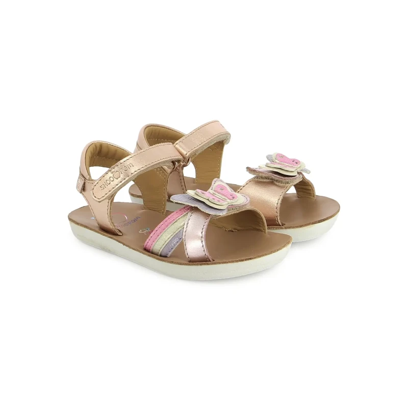 Image of Shoo Pom GOA FLY girls's Flat sandals in Gold