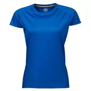 Image of Tee Jays Womens/Ladies Cool Dry Short Sleeve T-Shirt (S) (Sky Diver)