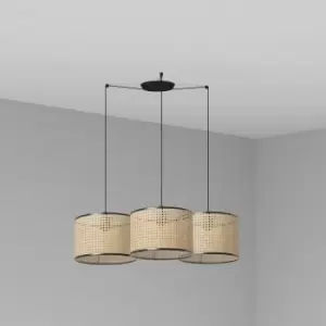 Image of Faro MAMBO - Cluster Pendant Ceiling Light Black, E27