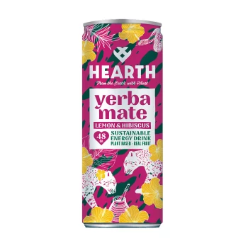Image of Hearth Lemon & Hibiscus Yerba Mate 250ml