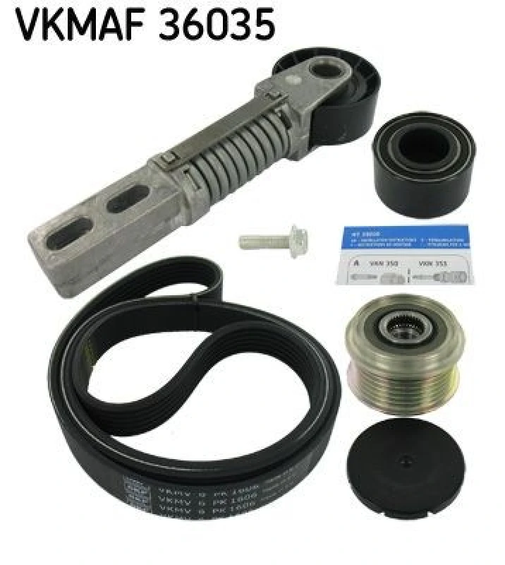 Image of SKF V-Ribbed Belt Set SKF VKMAF 36035