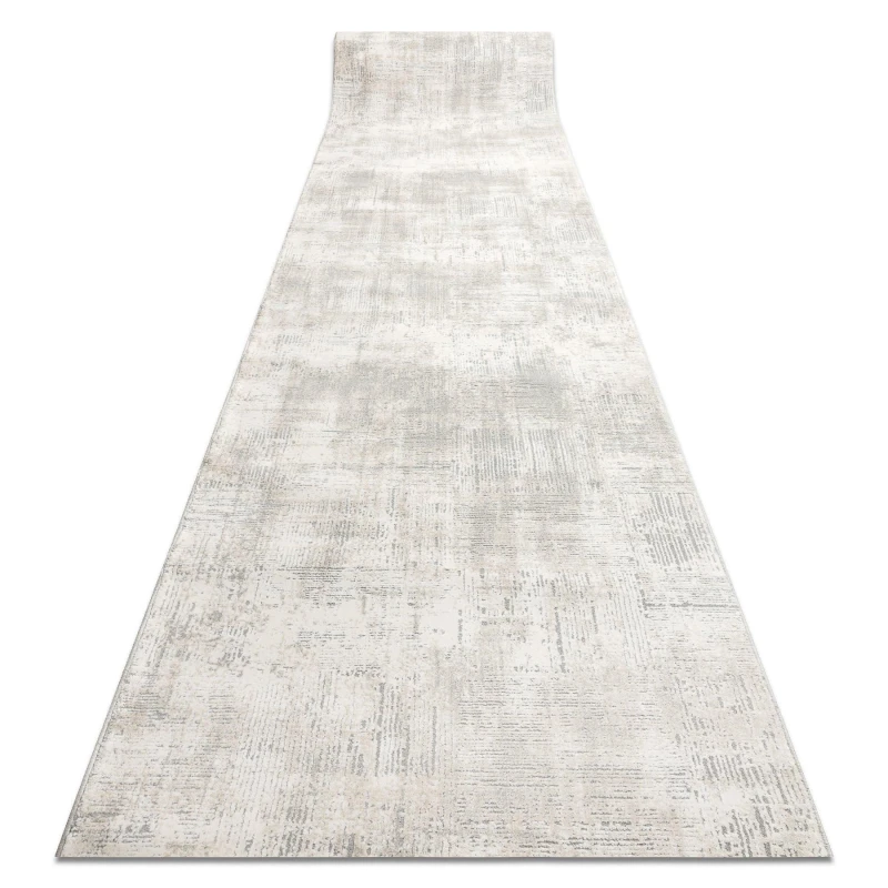 Image of RugsX Modern Tuls Runner in Grey Size: 100cm x 110cm Grey Unisex 100cm x 110 cm