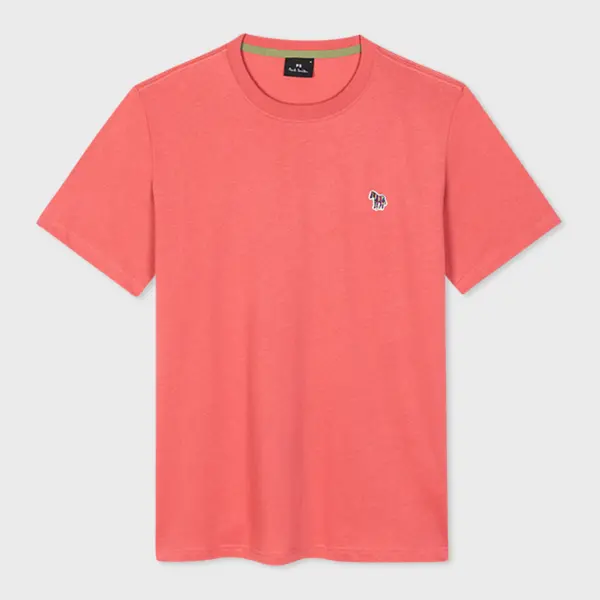 Image of Ps Paul Smith Mens Ss Reg Fit Tshirt Zebra Badge