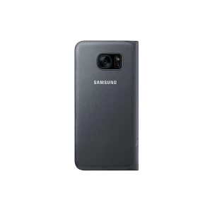 image of Samsung EF-NG935PBEGWW Galaxy S7 Edge LED Cover in Black