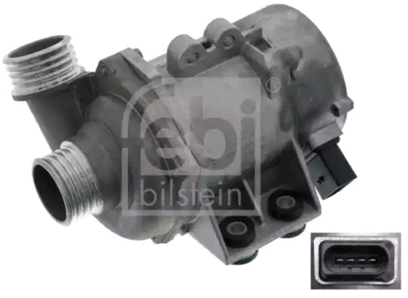 Image of FEBI BILSTEIN 48425 Water pump Aluminium, with bolts/screws, without gasket/seal Aluminium Water Pump (1260)