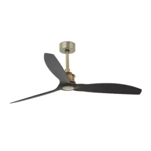 image of Just Old Gold, Black Ceiling Fan Smart - Remote Included