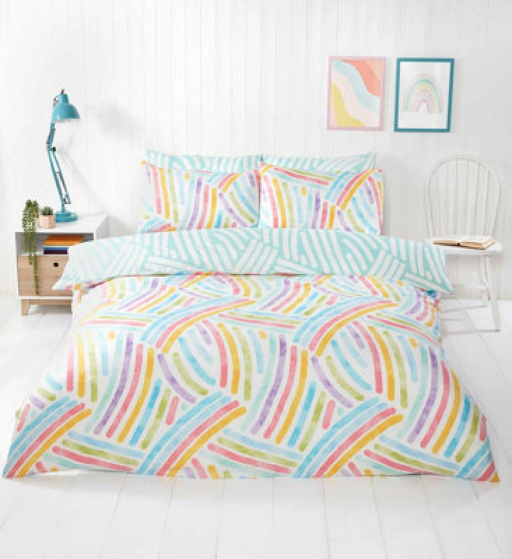 Image of Rapport Home Art Microfibre Duvet Set King Multi