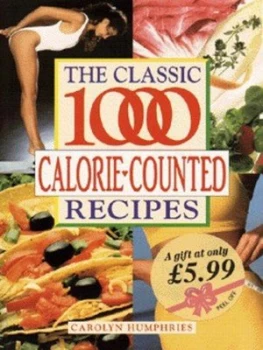Image of The Classic 1000 Calorie-Counted Recipes by Carolyn Humphries Book