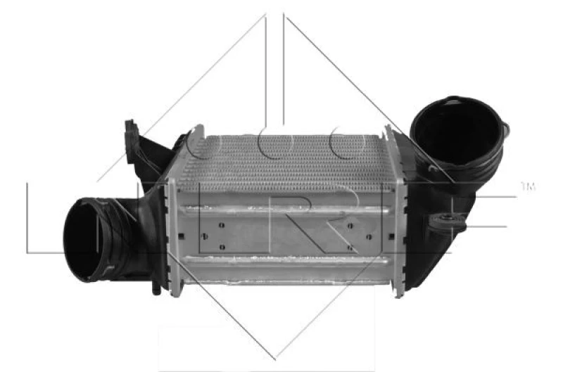 Image of NRF 30850 Intercooler without sensor Intercooler,charger (468)