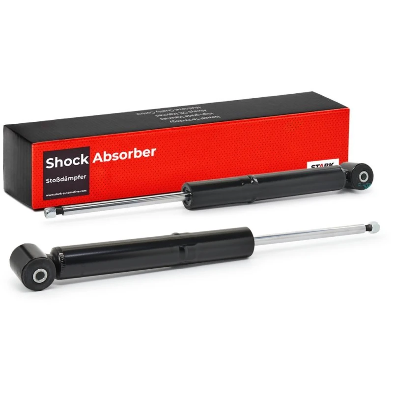 Image of STARK SKSA-01337271 Shock absorber Rear Axle, Gas Pressure, Twin-Tube, Telescopic Shock Absorber, Top pin Shock Absorber (854)