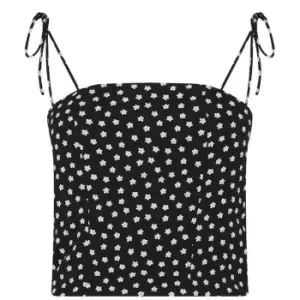 image of Levis Deliah Smocked Cami Vest - Black